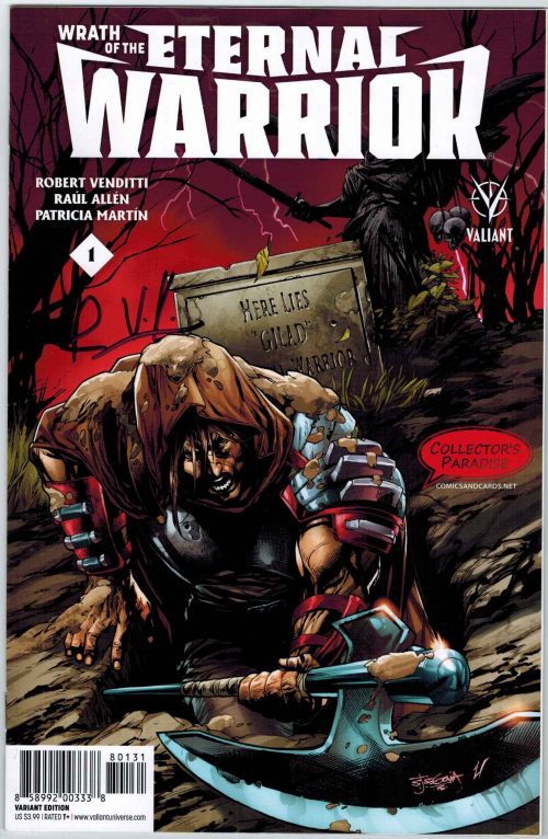 Wrath of the Eternal Warrior #1 Collector's Paradise Exclusive Signed Variant