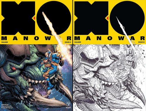 X-O #1 Color / Black&White Bundle