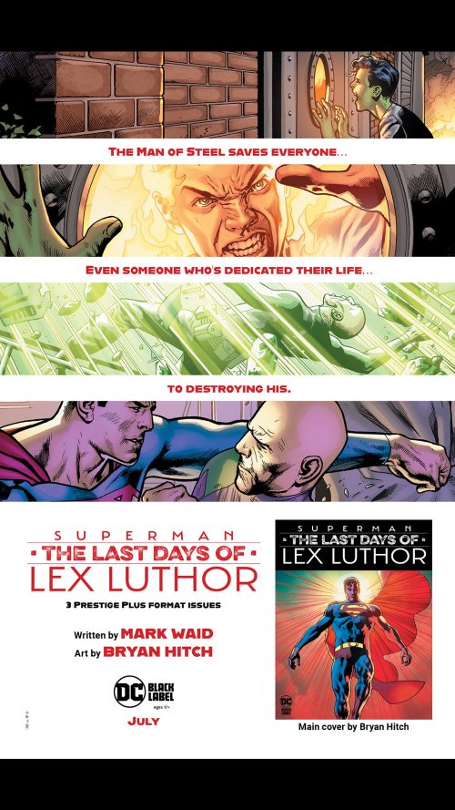 Signature Series: Superman: Last Days of Lex Luthor #1-3 Signed by Mark Waid - Image 2