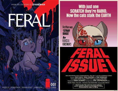 Signature Series: Feral #1-5 MEGA-SET (A+B+Remark on A) Signed by Tony Fleecs!