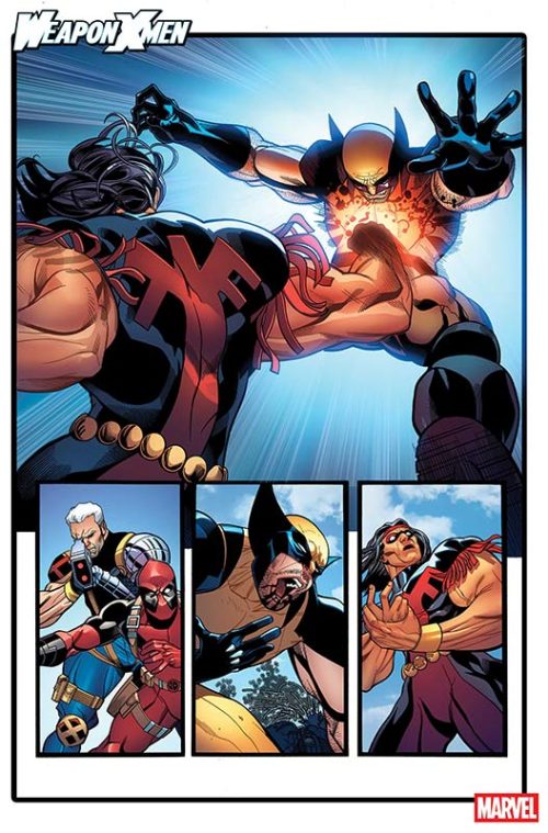 Signature Series: Weapon X-MEN #1-5 signed by Joe Casey - Image 3