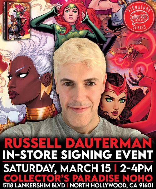 TICKET to the Art of Russell Dauterman Signing (Includes $10 credit to purchase items at the signing)