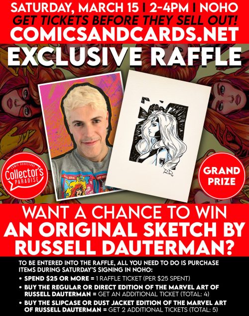 TICKET to the Art of Russell Dauterman Signing (Includes $10 credit to purchase items at the signing) - Image 2