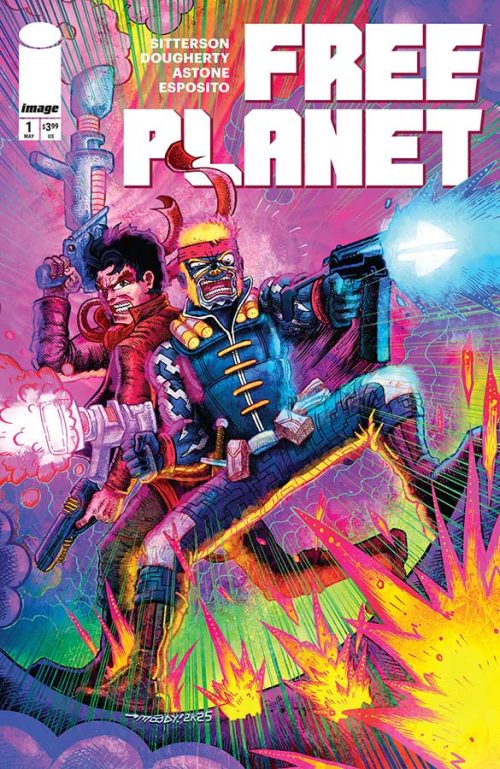 Signature Series: Free Planet #1 Buster Moody Exclusive Variant (reg/signed/remarqued)