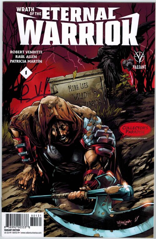 Wrath of the Eternal Warrior #1 Collector’s Paradise Exclusive Signed Variant