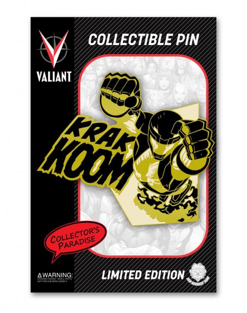 X-O Manowar Collector’s Paradise Exclusive Pin numbered to 50
