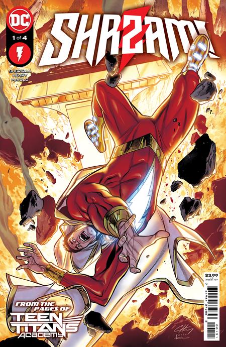 SIGNATURE SERIES:  SHAZAM #1-4 Cover A Signed by Tim Sheridan