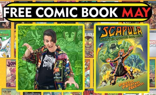 Free Comic Book Day: Aidan Casserly signs Scapula GN & more…
