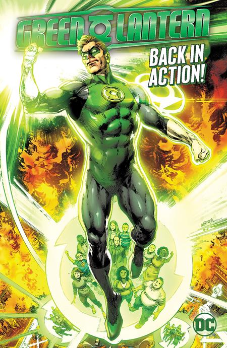 Green Lantern Back in Action TP Signed by Jeremy Adams