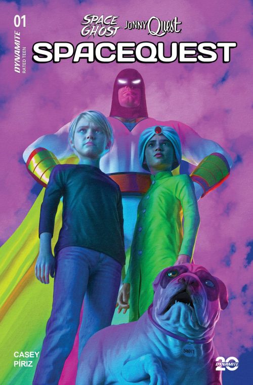 Signature Series: Space Ghost Jonny Quest Space Quest #1-4 signed by Joe Casey
