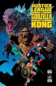 JUSTICE LEAGUE VS GODZILLA VS KONG HC + Vol2 #1-7 Signed by Brian Buccellato