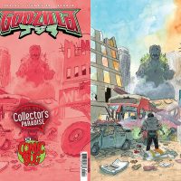 Godzilla [Kai-Sei Era] #1 Collector's Paradise Exclusive Connecting Variant (1 of 3) by Patrick Horvath!