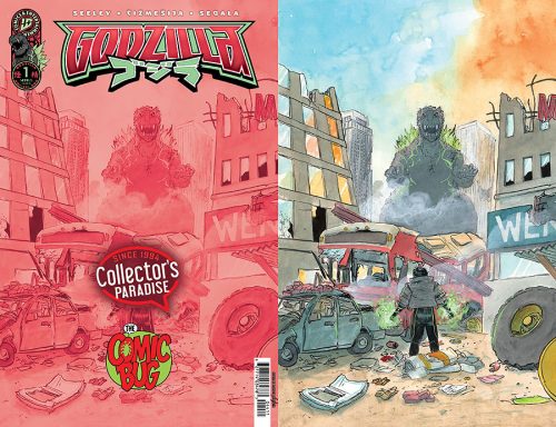 Godzilla [Kai-Sei Era] #1 Collector's Paradise Exclusive Connecting Variant (1 of 3) by Patrick Horvath!