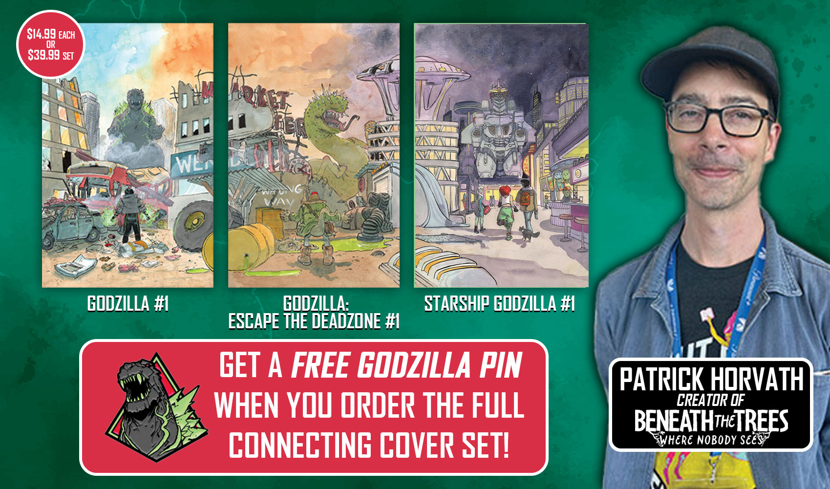 Godzilla Kai Sei Era Exclusive Connecting Variant SET OF 3